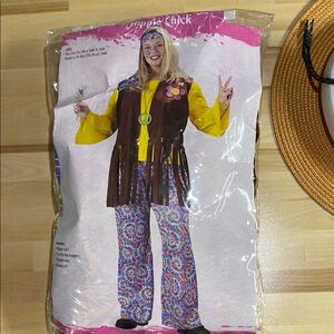 Hippie Chick plus size Costume - Multicolor